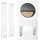 Vladon Garderobenpaneel Creme, 120x28x2 cm, Garderobe, Garderobenpaneele, Garderobenpaneele