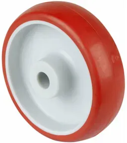 BS Rollen Rad B26, Ø 100 rot, Achs Ø 12, 140kg