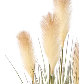 Beliani Kunstpflanze Pampas Grass 120 cm Grün