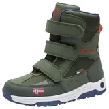 TROLLKIDS Lofoten gefüttert in forest green/flame orange, Gr.29