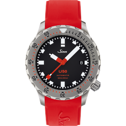 Sinn Taucheruhren U50 1050.010 - schwarz,rot - 41mm