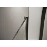 Hüppe Seamlite Unterputzprofil ohne Zubehör, Länge:220cm, für Viereck Walk-In Seitenwand alleinstehend, HS2502092, Farbe: silber hochglanz