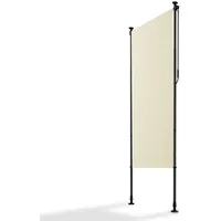 Juskys Aluminium Seitenmarkise 100 x 310 cm Beige