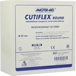 CUTIFLEX Folien-Pflaster round 25 mm Master Aid 150 St
