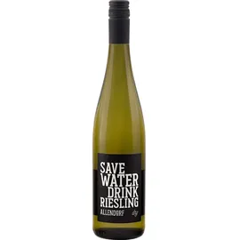 fritz allendorf weinhandel Allendorf Save Water Drink Riesling dry 0,75L