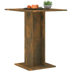 vidaXL Bistrotisch Räuchereiche 60x60x75 cm Holzwerkstoff