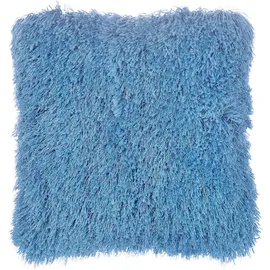 Beliani Cide Dekokissen 45 x 45 cm Blau