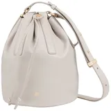 Dudu Filicudi Beuteltasche Leder 19 cm weiss