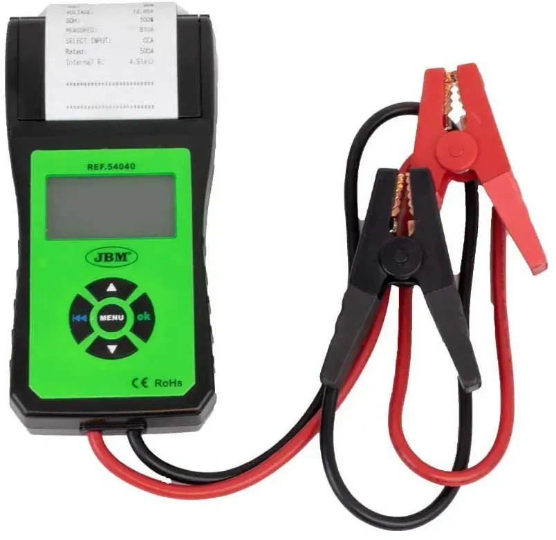 Jbm Batterietester Mit Drucker - Black / Green - One Size