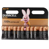 Duracell Plus AA Mignon 1,5V LR6 MN1500, 10er-Pack,