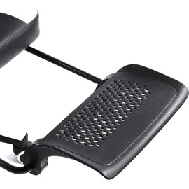 Trisens Gaming Stuhl im modernen Racing-Design mit einklappbarer Fußstütze - Gaming Chair mit flexiblen Armlehnen - ergonomischer Gaming Schreibtischstuhl mit extra Stützkissen