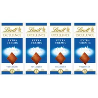 schokolade-tafel Excellence Extra Cremig Vollmilch Schokoladentafel 4er Pack 100 g