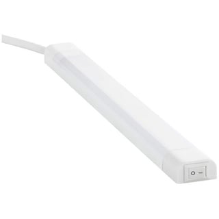 sebson LED Unterbauleuchte Küche 30cm, 4000K Neutralweiß, mit Stecker und Schalter 230V, Indirekte Beleuchtung, Schrankbeleuchtung 24x13x300mm