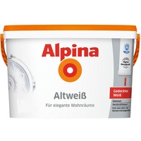Alpina 5 L. und 10 L. weiße Wandfarben für Innen, verschiedene Eigenschaften