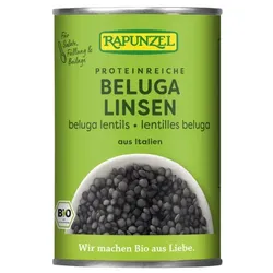 Rapunzel Beluga Linsen in der Dose bio