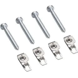 Hager ZZ44SF, Schraubensatz, Metall, Kunststoff, 4 Stück(e)