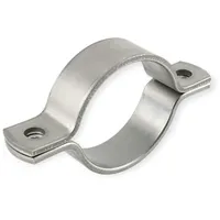 Schellendirekt Rohrschelle V2A Edelstahl zweiteilige Schelle mittelschwer, Klemmbereich:124-129 mm