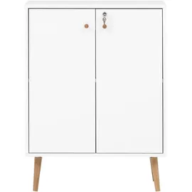 MÖBELPARTNER Aktenschrank Jonte, 150577 kreideweiß 1 Fachboden 65,2 x 39,0 x 86,5 cm