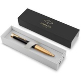 Parker Kugelschreiber schwarz/gold, Schreibfarbe: blau, 1 St.