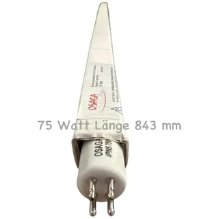 Osaga UVC-Leuchtmittel UVC Osaga Ersatzleuchtmittel 75 Watt T5 weißer Sockel 85 cm 4 Kontakte