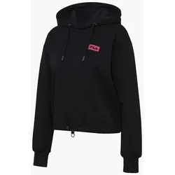 Crop Hoodie - Damen - schwarz
