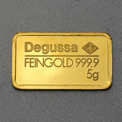 Goldbarren 5g DEGUSSA - Resale