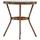 VCM Loures Bistrotisch Ø 70 x 75 cm Braun