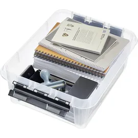 SmartStore Aufbewahrungsbox Classic 50 x 39 x 18 cm 21-tlg. transparent