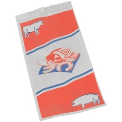Papstar 1000 Kraftpapier-Beutel für Fleischereien und Metzgereien weiß