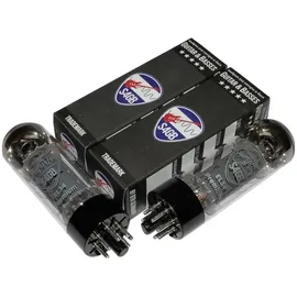 btb vertrieb EL34 S4GB Premium Elektronenröhre Matched Paar Selektiert für Gitarre & Bass Endpentode Polzahl: 8 Sockel: Oktal