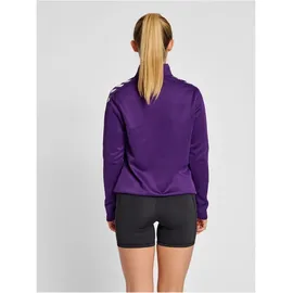 hummel Core XK 1/2-Zip Sweatshirt Damen acai/white XS