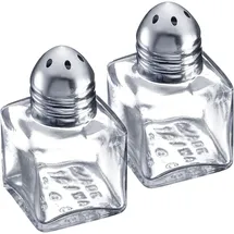 Westmark Mini-Salz-/Pfefferstreuer Set 29 cm Silberfarben 2-teilig unbefüllt