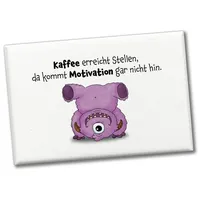 Speecheese Freches Monster in rosa Souvenir Souvenir Magnet mit