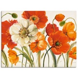 Artland Wandbild »Mohnblumen I«, Blumen, (1 St.), als Leinwandbild, Poster, Wandaufkleber in verschied. Größen orange B/H: 80 cm x 60 cm