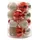 Kaemingk Weihnachtsbaumkugeln Glas Ø 6 cm 20 Stück mix emaille/matt
