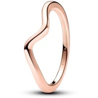 Pandora 183095C00 Damenring Polierte Welle Roségoldfarben, 56/17,8