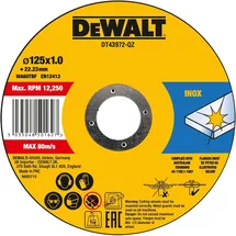 bricoline Dewalt Tarcza Metall 125x1,0mm /10szt. Metalowe Pudełko