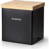 Continenta Vorratsdose rechteckig schwarz 18 x 15,5 x 20,5 cm 0,8 l