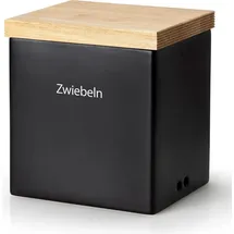 Continenta Vorratsdose rechteckig schwarz 18 x 15,5 x 20,5 cm 0,8 l