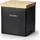 Continenta Vorratsdose rechteckig schwarz 18 x 15,5 x 20,5 cm 0,8 l