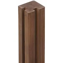Delta Zaunpfosten 9,0 x 200 cm Braun/Holz