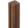Delta Zaunpfosten 9,0 x 200 cm Braun/Holz