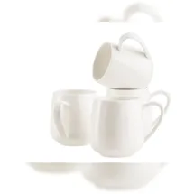 Mäser Kaffeetasse 0,41 l Weiß 4 St.