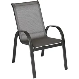 Merxx Amalfi Stapelsessel 56 x 76 x 97 cm grau 2er Set