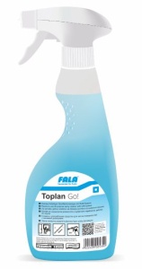 FALA Toplan Go! Oberflächenreiniger, Unterhaltsreiniger mit Refill-System, 500 ml - Sprühflasche