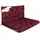 HOMECALL Bankauflage 120 x 140 x 12 cm rot 1-tlg.