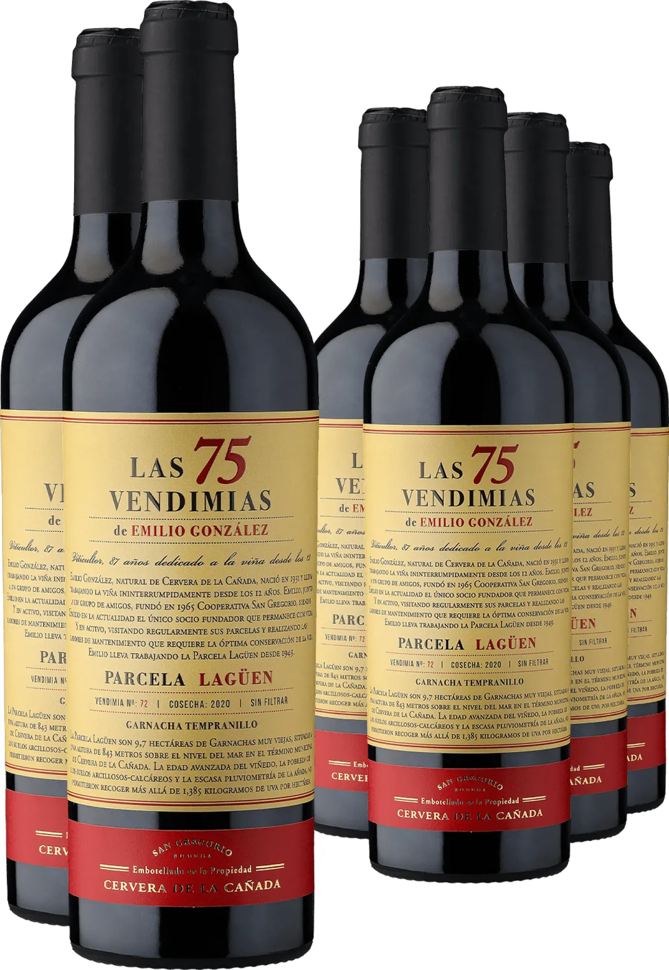 4+2-PAKET Bodega San Gregorio »Las 75 Vendimias de Emilio González« 2020