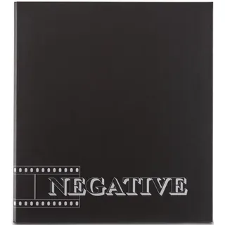 HAMA Negativordner schwarz 4-Ring Kombimechanik #7578