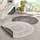 HANSE HOME Porto Wendeteppich Ø 240 cm Schwarz/Weiß