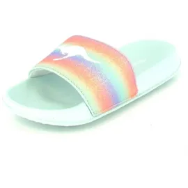 KangaROOS K-Slide Shine für Kinder, grün, Größe 32 EU